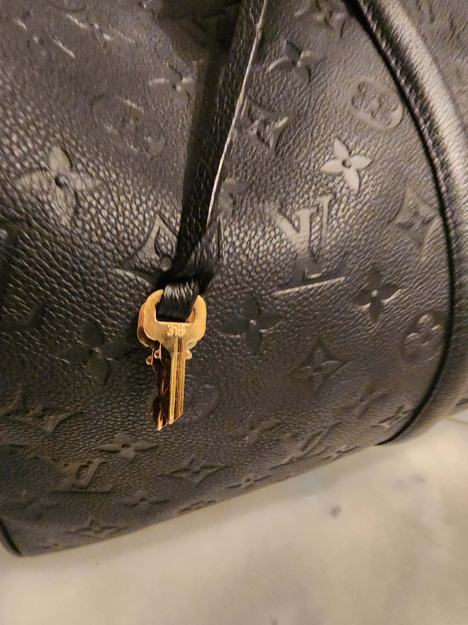 Louis Vuitton Keepall Bandouliere Bag Monogram Empreinte Leather 45 at  1stDibs