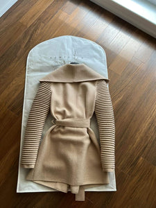 Sentelar Mid Length Shawl  Collar Coat 